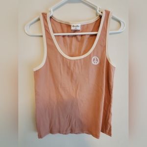 Peace sign tank top